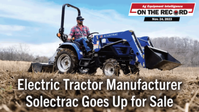 Solectrac Exec Talks Search for New Investor, Future of Electric Tractor Market