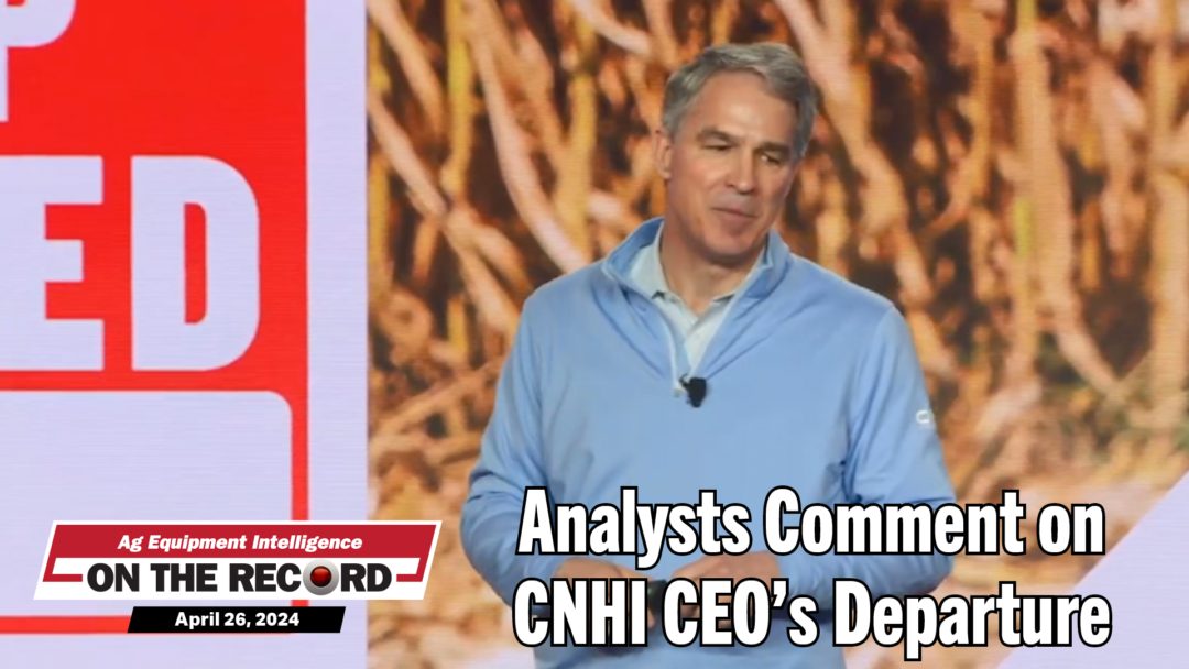 On the Record Analysts Comment on CNHI CEO's Departure
