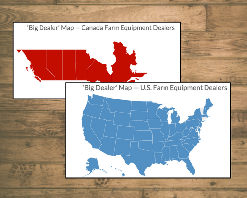 Big Dealer Map - U.S. and Canada