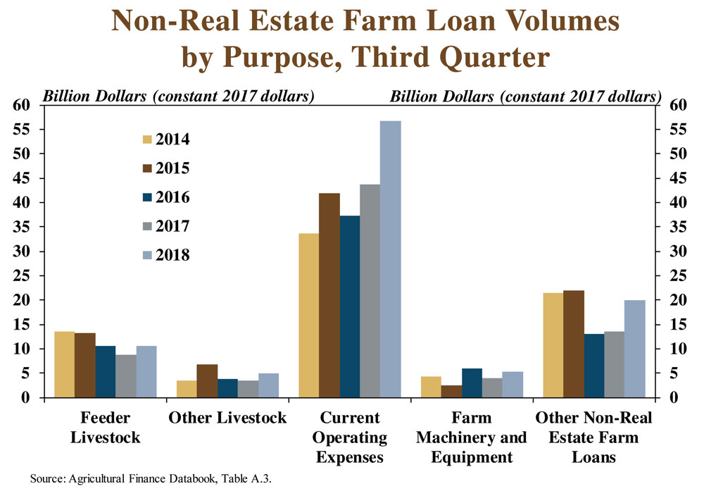 Non-Real Estate Farm Loan Volumes by Purpose