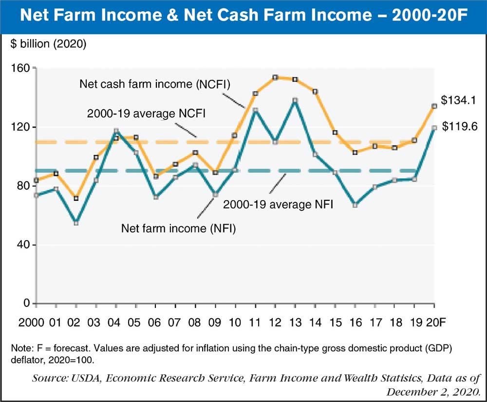 net farm income 2020