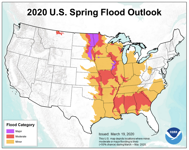 Spring Flood Map