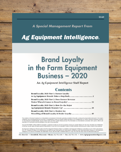 Brand Loyalty in the Farm Equipment Business -- 2020