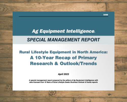 ORDER NOW: Rural Lifestyle Equipment in North America