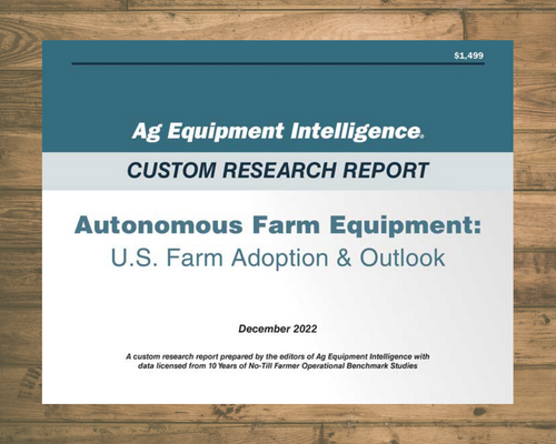 ORDER NOW: Autonomous Farm Equipment: U.S. Farm Adoption & Outlook