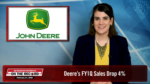 Deere's FY1Q Sales Drop 4%